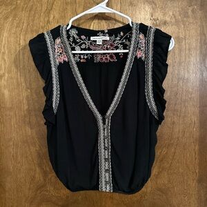 American Eagle Outfitters Black Blouse